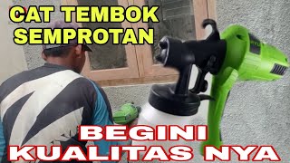 spray gun elektrik ryu CARA MENGECAT TEMBOK YANG BENAR RUMAH DENGAN bisa begini bro ‼️