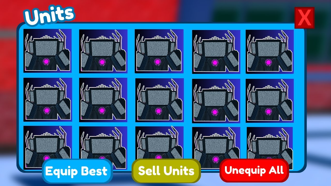 All Units, Toilet Tower Defense, TTD, Roblox