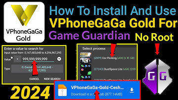 How to install and use Vphonegaga Gold For Game Guardian No root 2024