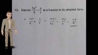 National 5 Maths Model 2 P1 Q13