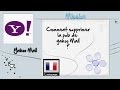 Supprimer la pub yahoo mail