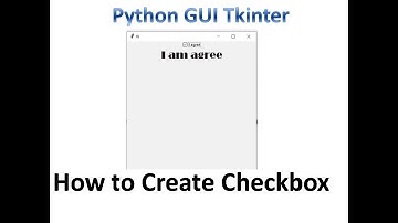 Checkbox in Tkinter | Python Tkinter GUI Tutorial part7