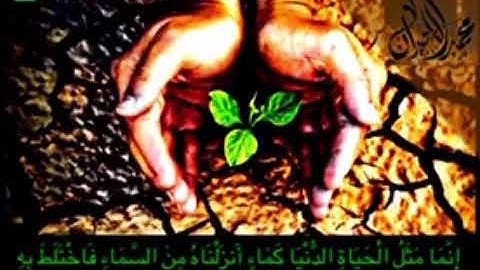 إنما مثل الحياة الدنيا كماء أنزلناه من السماء تلاوة مؤثرة محمد اللحيدانMuhammad alluhaidan