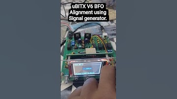 “uBITX V6 BFO Alignment Using Signal Generator | Professional Zero-Beat Method | VU3FTC”
