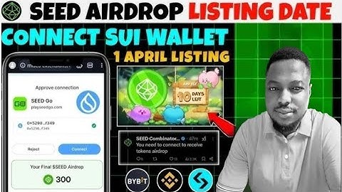 SEED Airdrop SUI Wallet Connect || Connect SEED SUI Wallet on Mobile || Airdrop Claim 1 April 2025