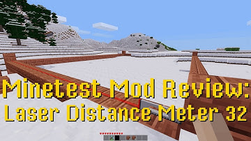 Minetest Mod Review: Laser Distance Meter 32