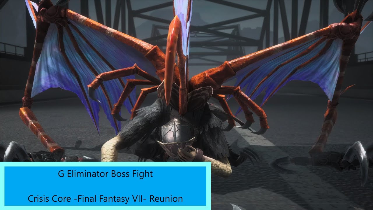G Eliminator Boss Fight - Crisis Core -Final Fantasy VII- Reunion