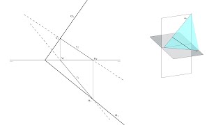 Pertenencia recta-plano en Sistema Diédrico Pertenencia recta-plano en Sistema Diédrico