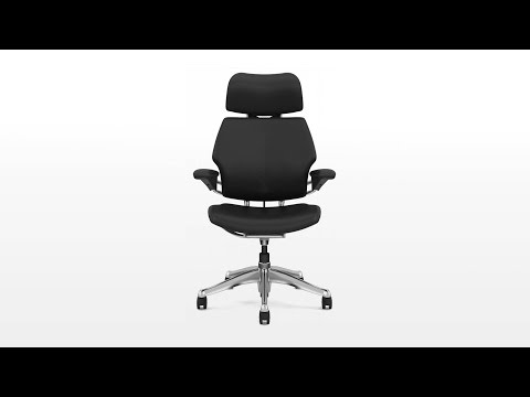 Vídeo: Como você ajusta a cadeira Humanscale Freedom?