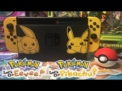 Unboxing Pokémon Let's GO Pikachu & Eevee Nintendo Switch