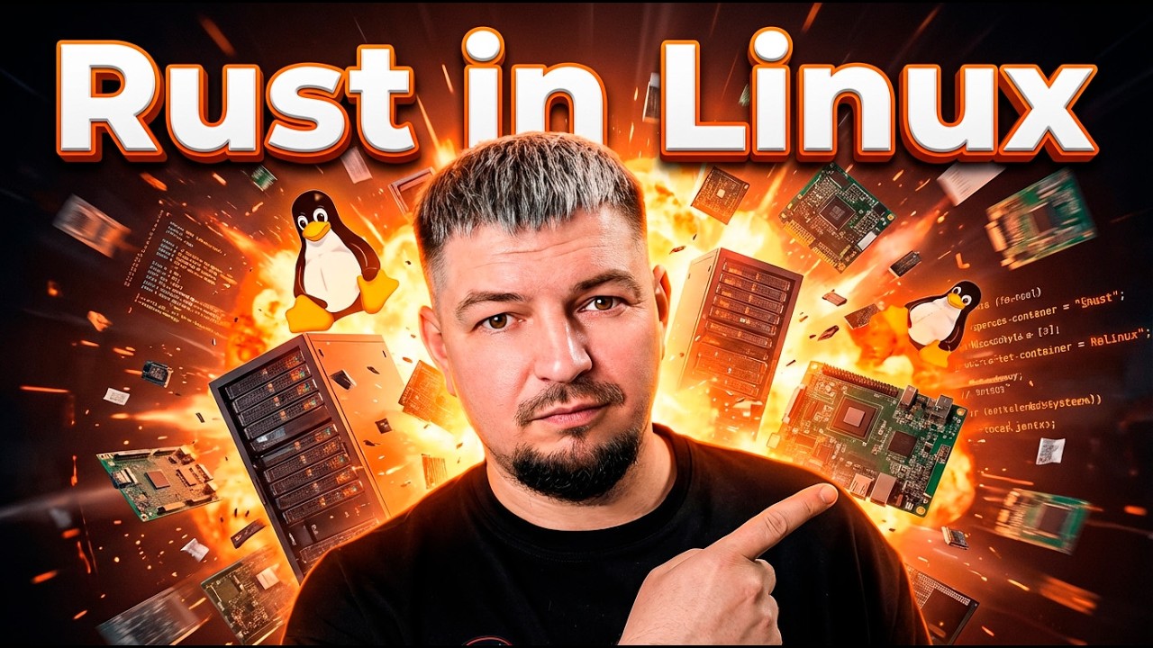Rust теперь официальный язык Linux - YouTube