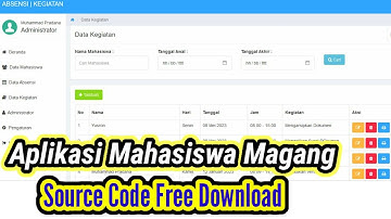 Aplikasi Kegiatan dan Absensi Magang Berbasis Website