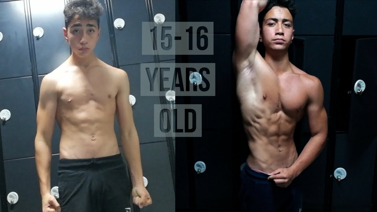 pix Skinny 15 Year Old Workout body transformation from skinny to