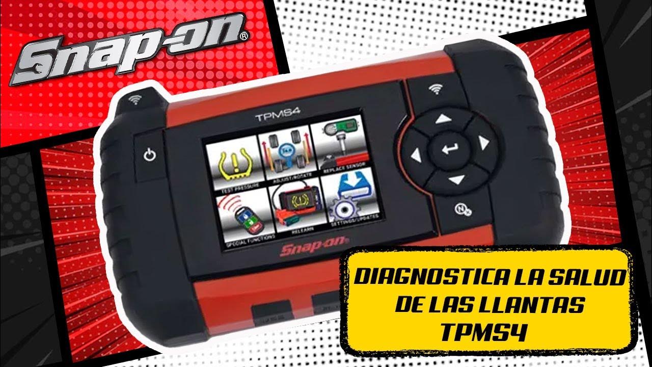 DIAGNOSTICA LA SALUD DE LAS LLANTAS DEL AUTO CON EL TPMS4 SNAPON 🚗