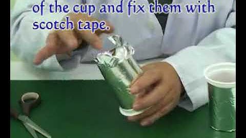 How to Make Cup Capacitor