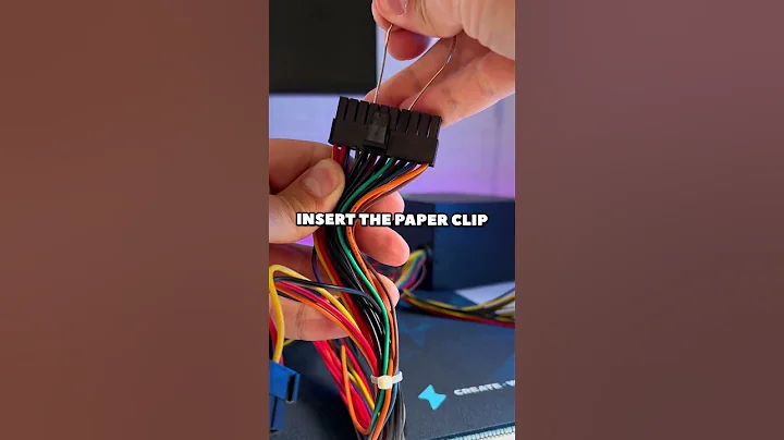 How to launch an Empty PC Case or a fan without motherboard and CPU! Lifehack using a paper clip