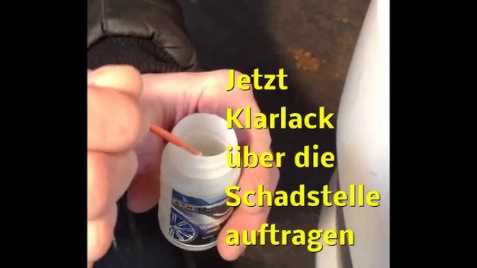 Auto Kunststoff-Farbe schwarz mit Schwamm MP Plast 75 ml