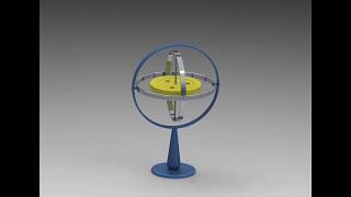Solidworks Tutorial | Gyroscope design and Motion Study in Solidworks
