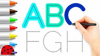 English Alphabet in Colors with Funny Illustrations
