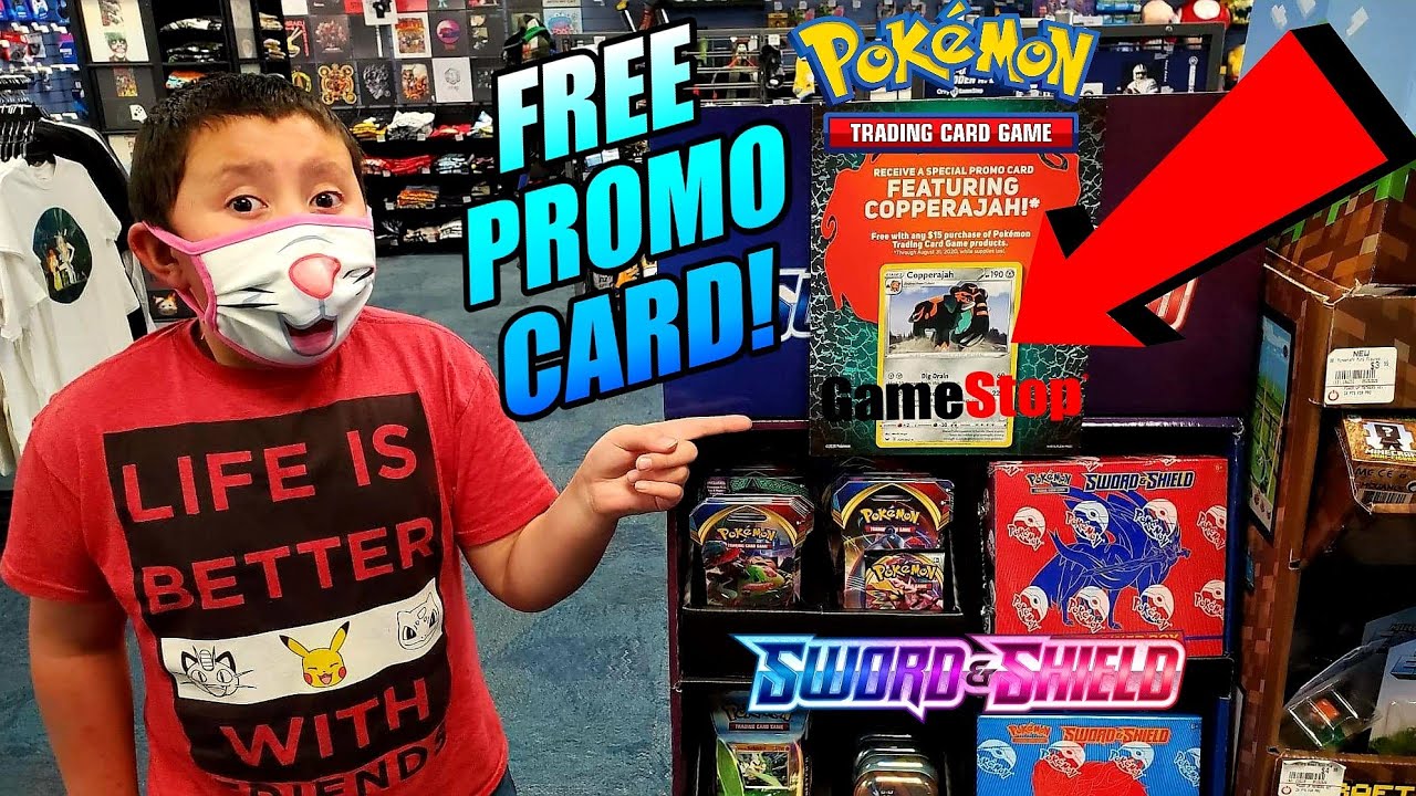 FREE NEW POKEMON CARDS AT GAMESTOP!! EXCLUSIVE PROMO CARD ...