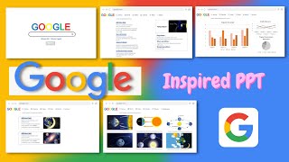 google website inspired PPT | free font & template screenshot 1