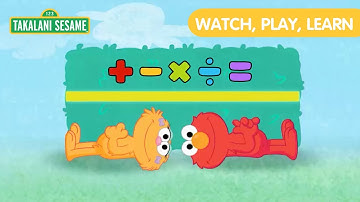 Elmo and Friends Learn to Measure Width | Takalani Sesame