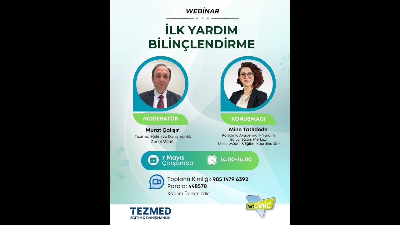 İlk Yardım Bilinçlendirme Webinar