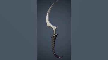 【3D Game assets】Stylized Dagger