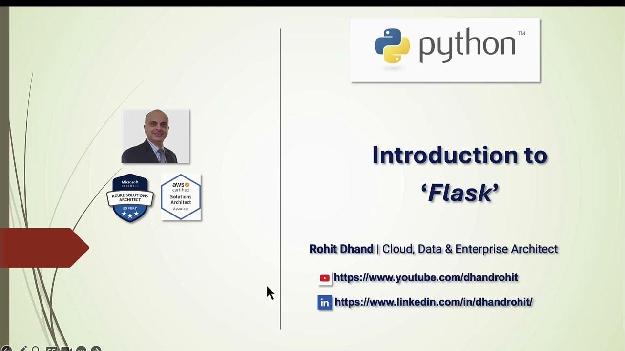 Introduction to Flask Micro WebFramework in Python - YouTube