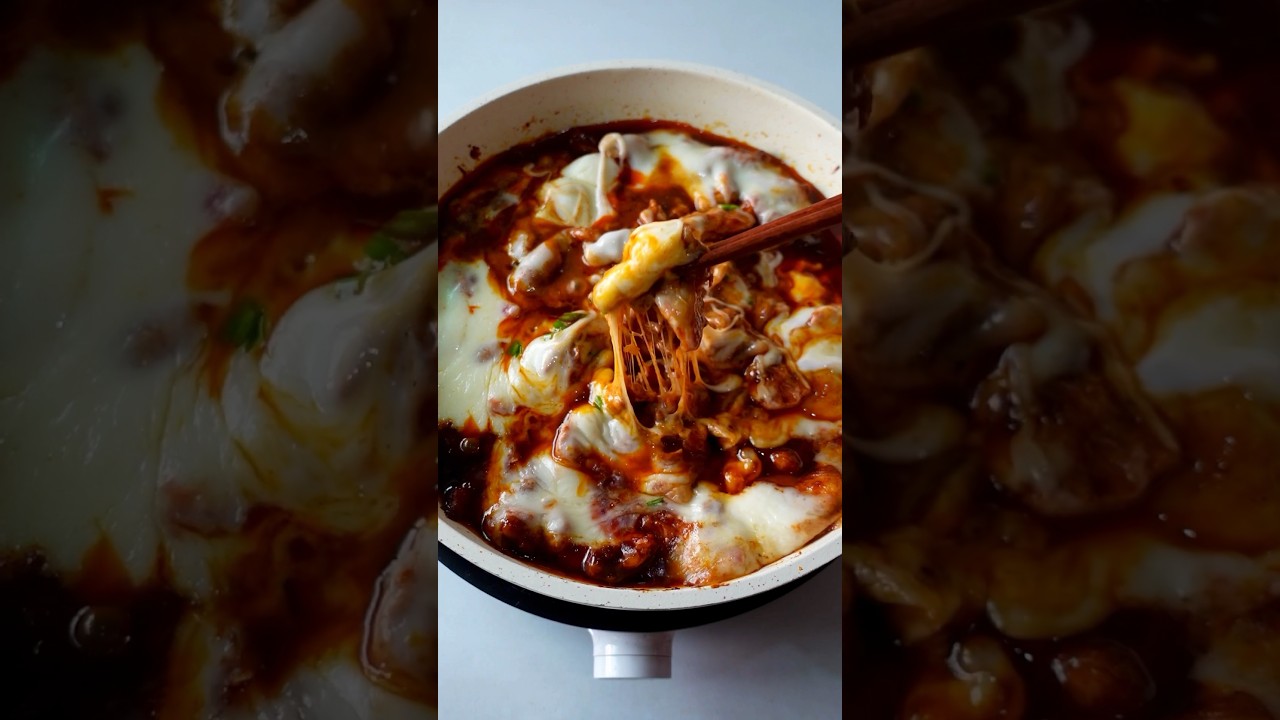 Korean Chicken Cheese Buldak🔥 