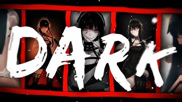 Amv Typography Darkside | Node Video Remake @risu2846 (free project file)