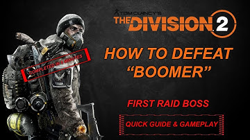 The Division 2 | "Boomer" Guide | Completed in 5 Minutes | Operation Dark Hours First Boss