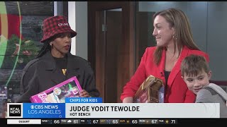 Hot Bench judges help Juan Fernandez gather toys for the CHiPs for Kids drive