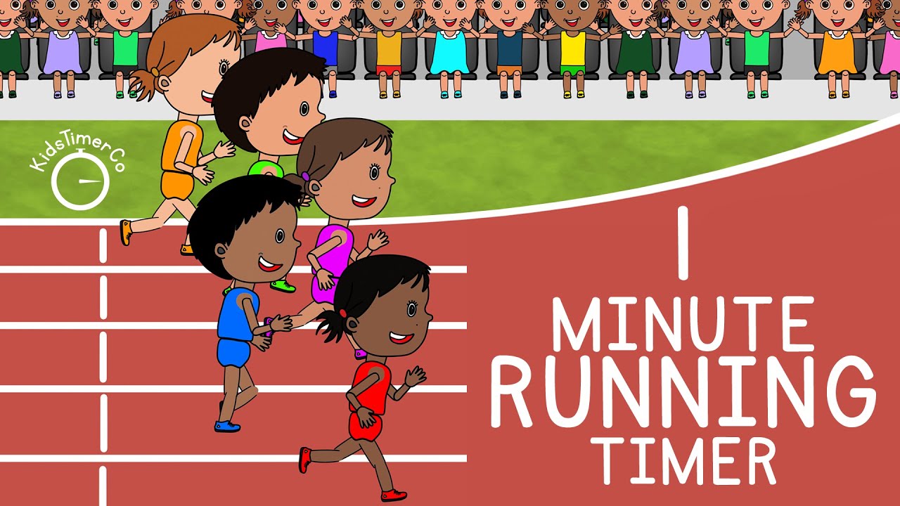1 Minute Running Timer - Kids Visual Timer