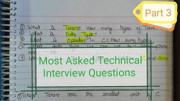 Technical Interview Preparation Wipro Wilp Question with Answer Part 3/token/Operators/C vs C++/data