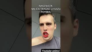 Milica tragač u kvizu potera: