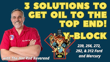 How to Get Oil to the Top End of the Ford Y Block V8