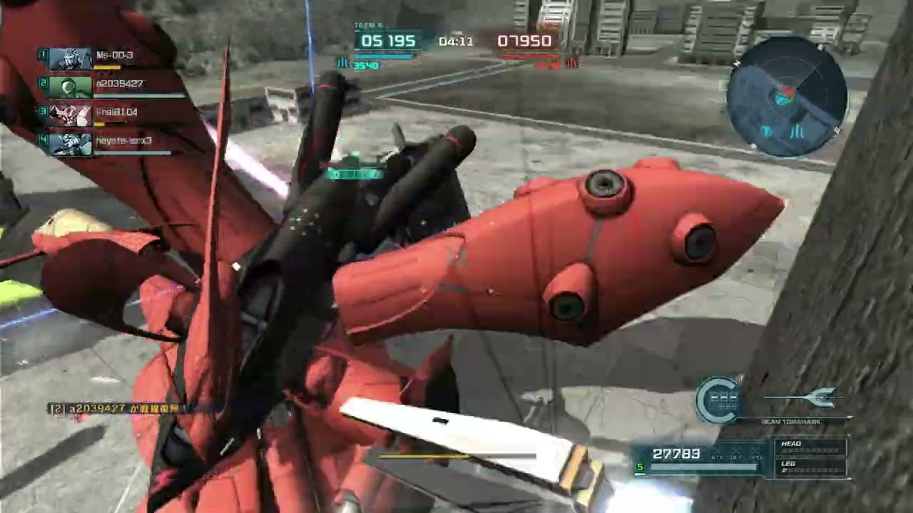 PS版バトオペ日記そのMSN-05II 鉱山都市 ナイチンゲール 700 強化が来るまで1日1回感謝のナイチン試合