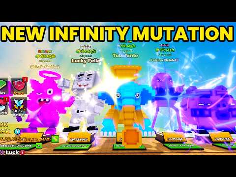 New Infinity Mutation Is OP In Kick A Lucky Block Roblox