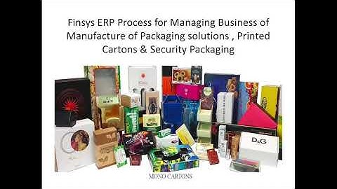 ERP Software For Mono Carton Box and Duplex Folded Cartons Full Cycle 27 minutes Manual, end to end