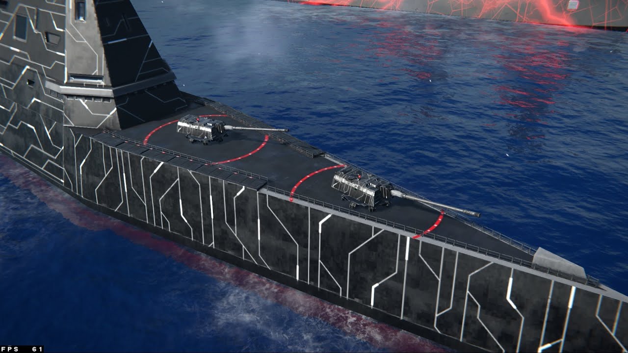 155 mm/52 MONARC CAN DESTROY BATTLESHIP SHIP Modern Warships YouTube