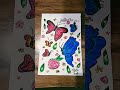 #art Butterfly painting by brush pen 🖋️❤️💫💖💝
