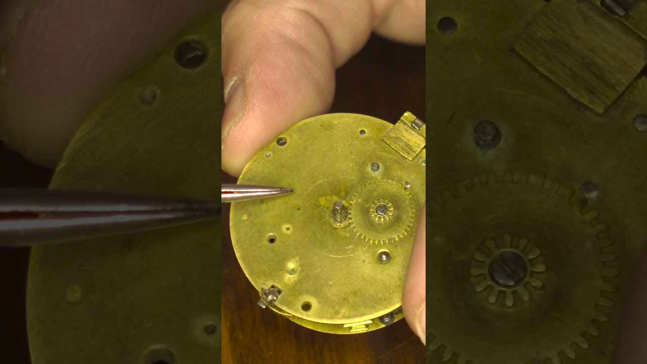 Инструмент для глубины чеканки часов XIX века 