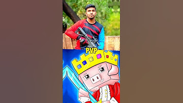 Techno Gamerz VS TechnoBlade || #shorts #minecraft #technogamerz #technoblade