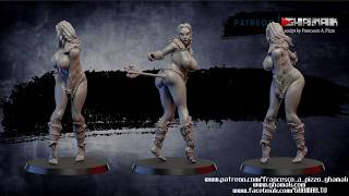 Pin-up mini diorama and Pin-up part 2 preview.
