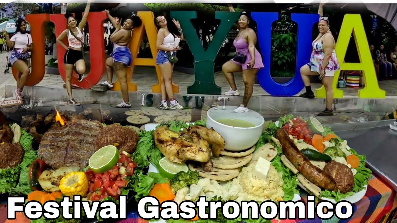 Cientos de EXTRANJEROS buscan Comida en JUAYUA 🇸🇻 Festival Gastronómico