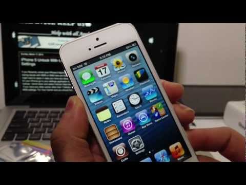 How To Unlock iPhone 5 CDMA in iOS 6 / 6.0.1 / 6.1 / 6.1.1 / 6.1.2