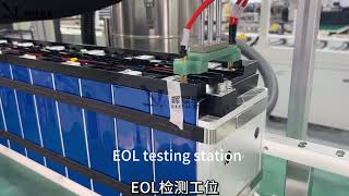 Battery pack EOL testing station