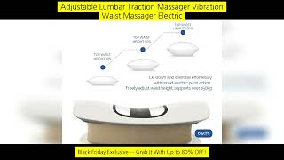 Adjustable Lumbar Traction Massager Vibration Waist Massager Electric Back screenshot 5