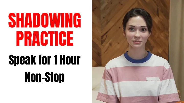 1 Hour of Shadowing Practice in English – Speak Fluently with Me! thumbnail